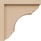 Ekena Millwork 5"W x 10"D x 10"H Classic Bryant Rough Cedar Woodgrain TimberThane Corbel, Primed Tan CORUR05X10X10BRYRCPR - alternate 5